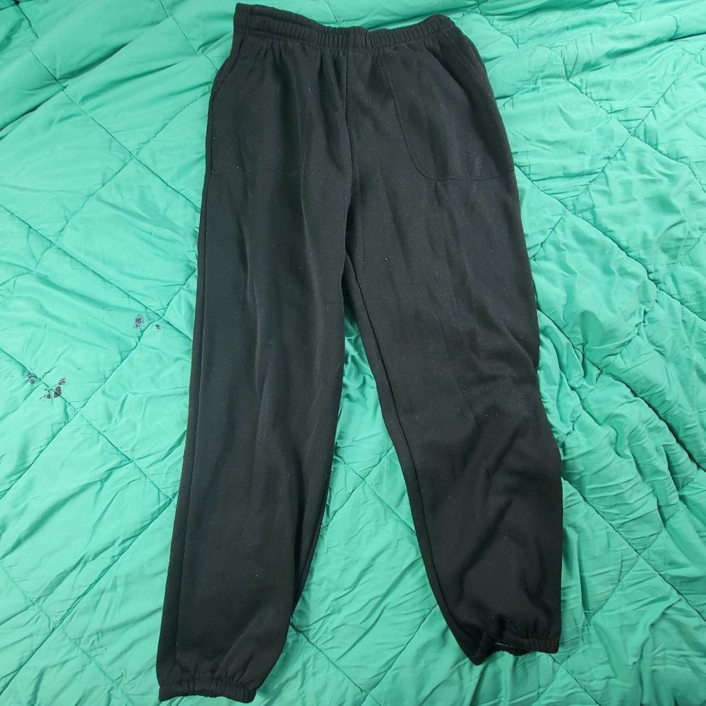 Hill Adults XL Black Sweat Pants Joggers Athletic Outdoors Casaul